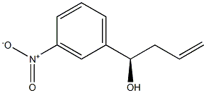 (R)-1-(3-NITRO-PHENYL)-BUT-3-EN-1-OL Struktur