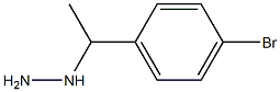 1-(1-(4-bromophenyl)ethyl)hydrazine Struktur