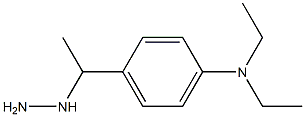 1-(1-(4-diethylaminophenyl)ethyl)hydrazine Struktur