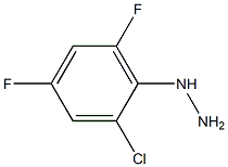 1-(2-chloro-4,6-difluorophenyl)hydrazine Struktur