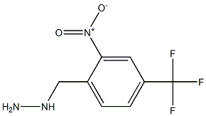 1-(4-(trifluoromethyl)-2-nitrobenzyl)hydrazine Struktur