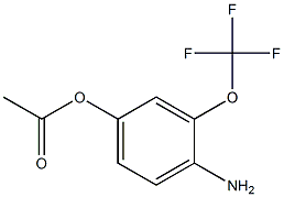 1-(4-Amino-3-trifluoromethoxy-phenyl)-acetic acid Struktur