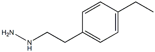 1-(4-ethylphenethyl)hydrazine Struktur