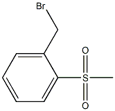 1-(bromomethyl)-2-(methylsulfonyl)benzene Struktur