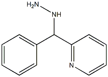 1-(phenyl(pyridin-2-yl)methyl)hydrazine Struktur