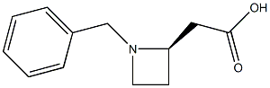 2-((R)-1-benzylazetidin-2-yl)acetic acid Struktur