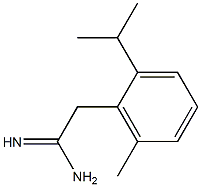 2-(2-isopropyl-6-methylphenyl)acetamidine Struktur