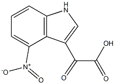 2-(4-nitro-1H-indol-3-yl)-2-oxoacetic acid Struktur