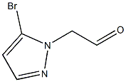 2-(5-bromo-1H-pyrazol-1-yl)acetaldehyde Struktur