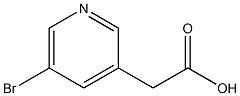 2-(5-bromopyridin-3-yl)acetic acid Struktur