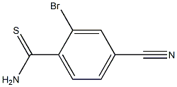 2-bromo-4-cyanobenzothioamide Struktur