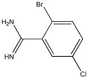 2-bromo-5-chlorobenzamidine Struktur