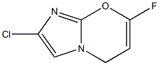 2-chloro-7-fluoroH-imidazo[1,2-a]pyridine Struktur