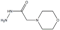 2-morpholinoacetohydrazide Struktur