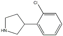 4-(2-chlorophenyl)-pyrrolidine Struktur