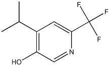 4-Isopropyl-6-trifluoromethyl-pyridin-3-ol Struktur