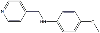 4-methoxy-N-(pyridin-4-ylmethyl)aniline Struktur