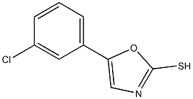 5-(3-CHLOROPHENYL)-1,3-OXAZOLE-2-THIOL Struktur