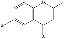 6-bromo-2-methyl-4H-chromene-4-thione Struktur