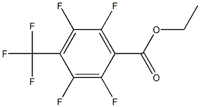 ethyl 2,3,5,6-tetrafluoro-4-(trifluoromethyl)benzoate Struktur