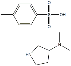 N,N-dimethylpyrrolidin-3-amine 4-methylbenzenesulfonate Struktur