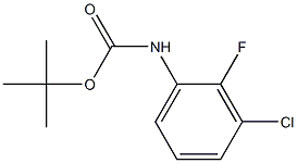 N-BOC-3-chloro-2-fluoroaniline Struktur