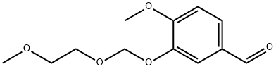 4-methoxy-3-((2-methoxyethoxy)methoxy)benzaldehyde Struktur