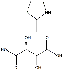 (R)-2-Methyl-pyrrolidine L-tartrate Struktur