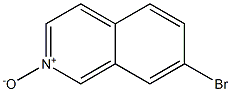 7-Bromoisoquinoline-N-oxide Struktur