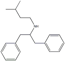 (1,3-diphenylpropan-2-yl)(3-methylbutyl)amine Struktur