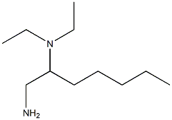 (1-aminoheptan-2-yl)diethylamine Struktur