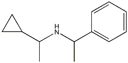 (1-cyclopropylethyl)(1-phenylethyl)amine Struktur