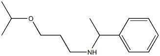 (1-phenylethyl)[3-(propan-2-yloxy)propyl]amine Struktur