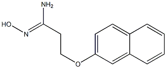 (1Z)-N'-hydroxy-3-(2-naphthyloxy)propanimidamide Struktur