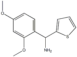 (2,4-dimethoxyphenyl)(thiophen-2-yl)methanamine Struktur