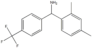 (2,4-dimethylphenyl)[4-(trifluoromethyl)phenyl]methanamine Struktur