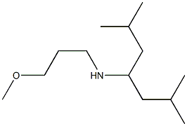 (2,6-dimethylheptan-4-yl)(3-methoxypropyl)amine Struktur