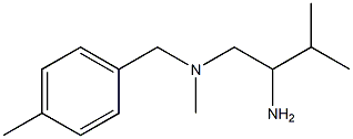 (2-amino-3-methylbutyl)(methyl)[(4-methylphenyl)methyl]amine Struktur