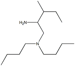 (2-amino-3-methylpentyl)dibutylamine Struktur