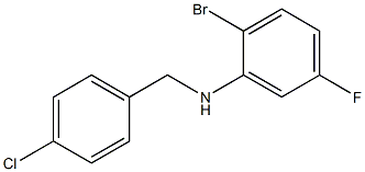 (2-bromo-5-fluorophenyl)(4-chlorophenyl)methylamine Struktur