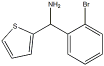 (2-bromophenyl)(thiophen-2-yl)methanamine Struktur