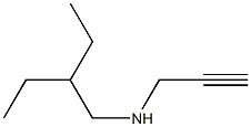 (2-ethylbutyl)(prop-2-yn-1-yl)amine Struktur