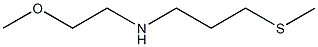 (2-methoxyethyl)[3-(methylsulfanyl)propyl]amine Struktur