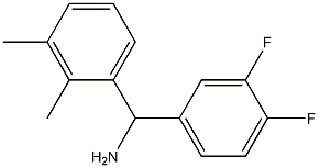 (3,4-difluorophenyl)(2,3-dimethylphenyl)methanamine Struktur