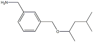 (3-{[(4-methylpentan-2-yl)oxy]methyl}phenyl)methanamine Struktur