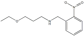 (3-ethoxypropyl)[(2-nitrophenyl)methyl]amine Struktur