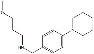 (3-methoxypropyl)({[4-(piperidin-1-yl)phenyl]methyl})amine Struktur