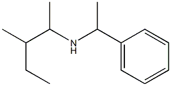 (3-methylpentan-2-yl)(1-phenylethyl)amine Struktur