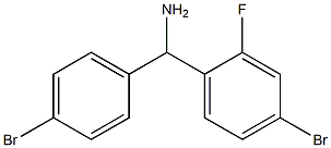 (4-bromo-2-fluorophenyl)(4-bromophenyl)methanamine Struktur