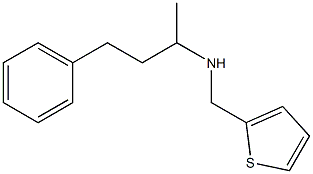 (4-phenylbutan-2-yl)(thiophen-2-ylmethyl)amine Struktur